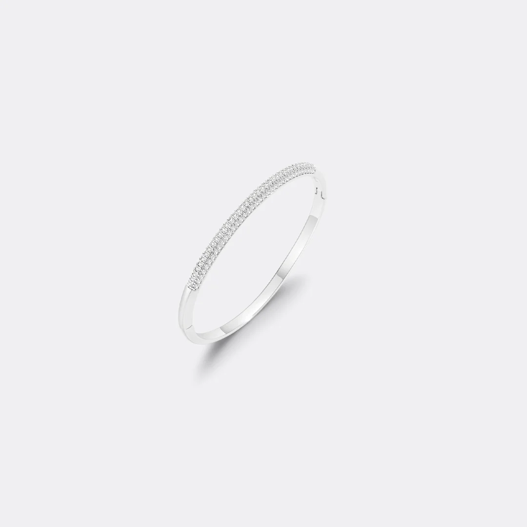 Domed Pave Cuff Bracelet - Image 7