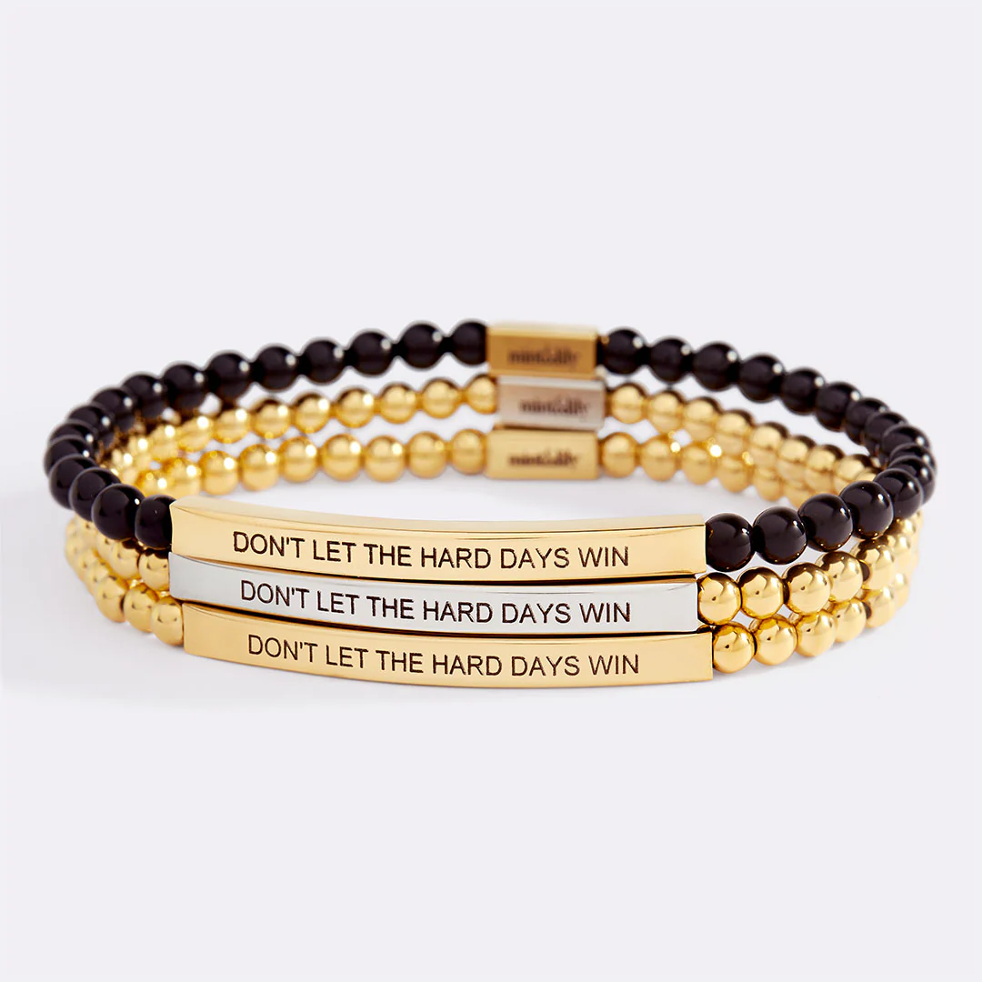 Don't Let The Hard Days Win Beaded Inspire Bracelet - Image 10