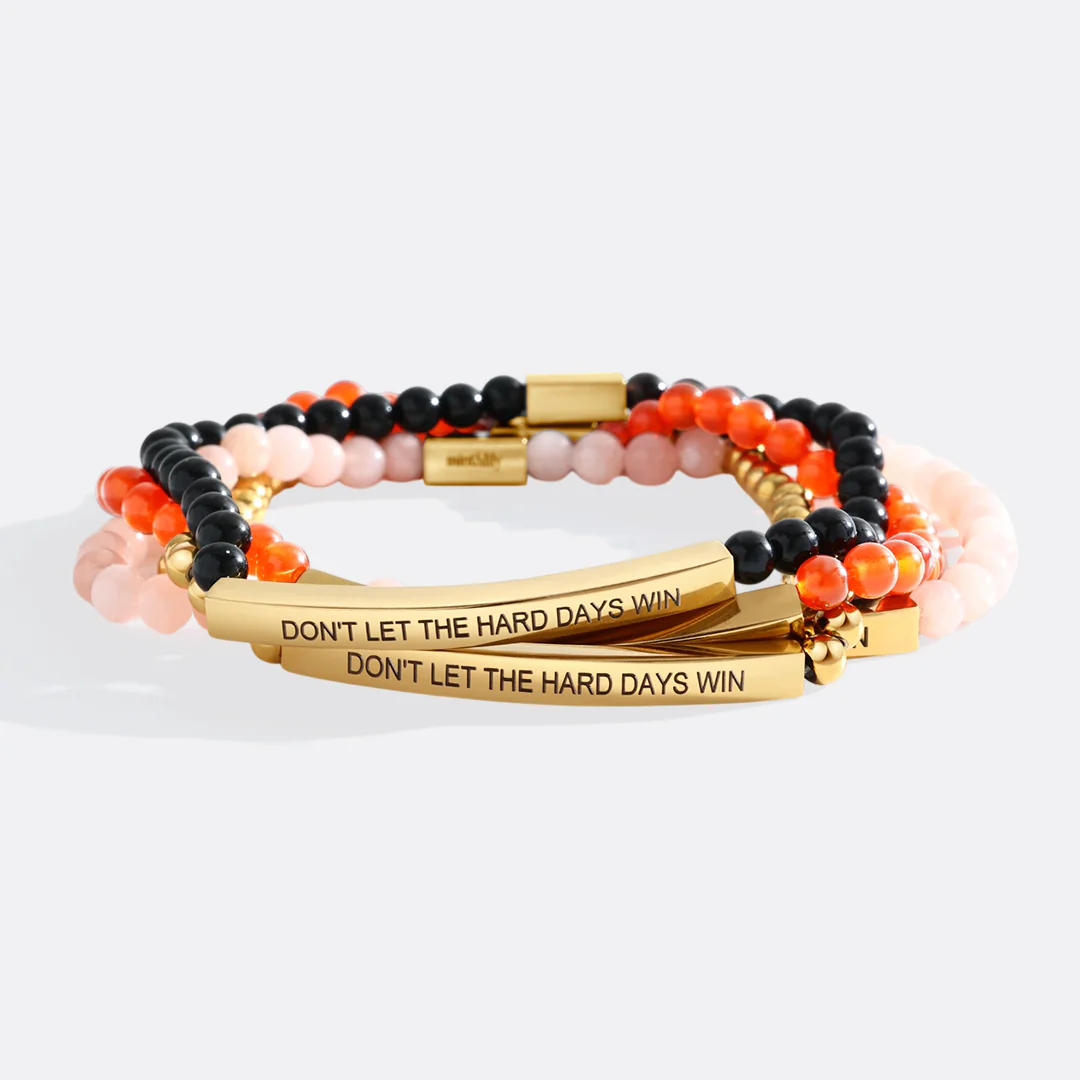 Don't Let The Hard Days Win Beaded Inspire Bracelet - Image 26