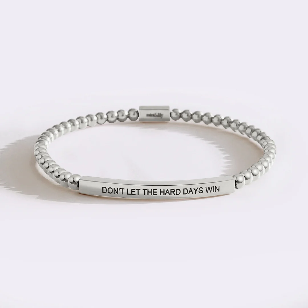 Don't Let The Hard Days Win Beaded Inspire Bracelet - Image 55