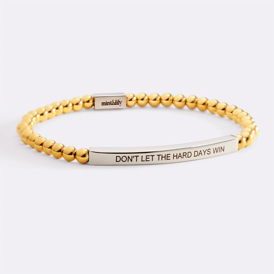 Don't Let The Hard Days Win Beaded Inspire Bracelet - Image 8
