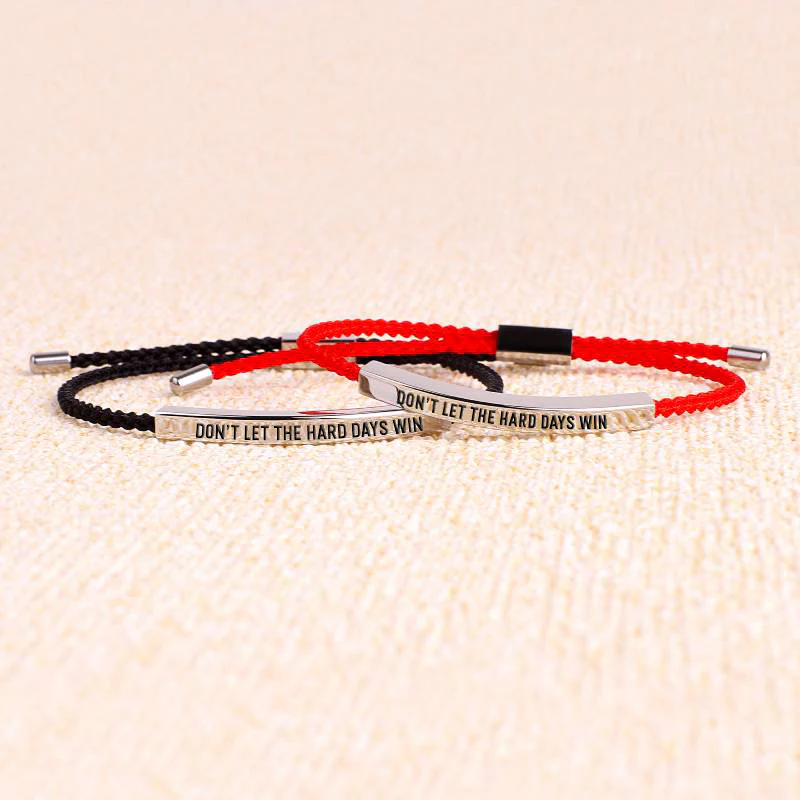 Don't Let The Hard Days Win Inspire Bracelet - Image 9