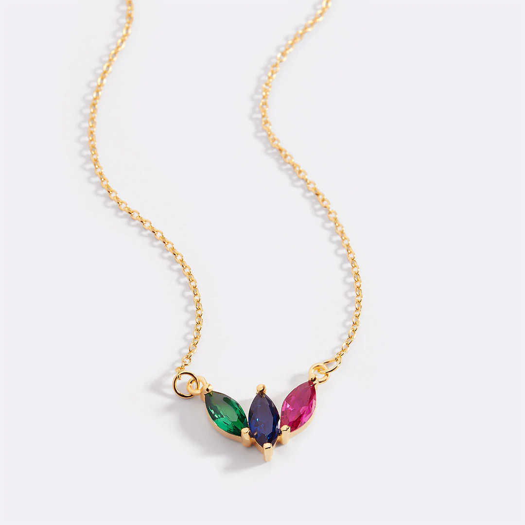 Elegant Family Birthstone Necklace - Image 23