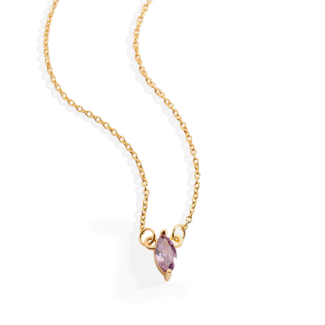 Elegant Family Birthstone Necklace - Image 3