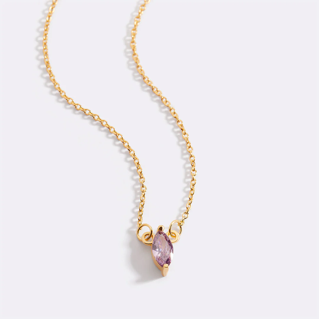 Elegant Family Birthstone Necklace - Image 4