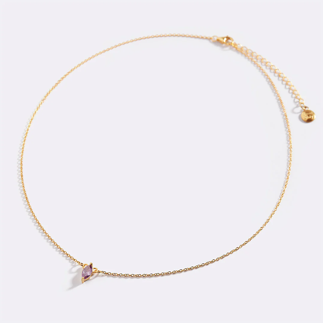 Elegant Family Birthstone Necklace - Image 5