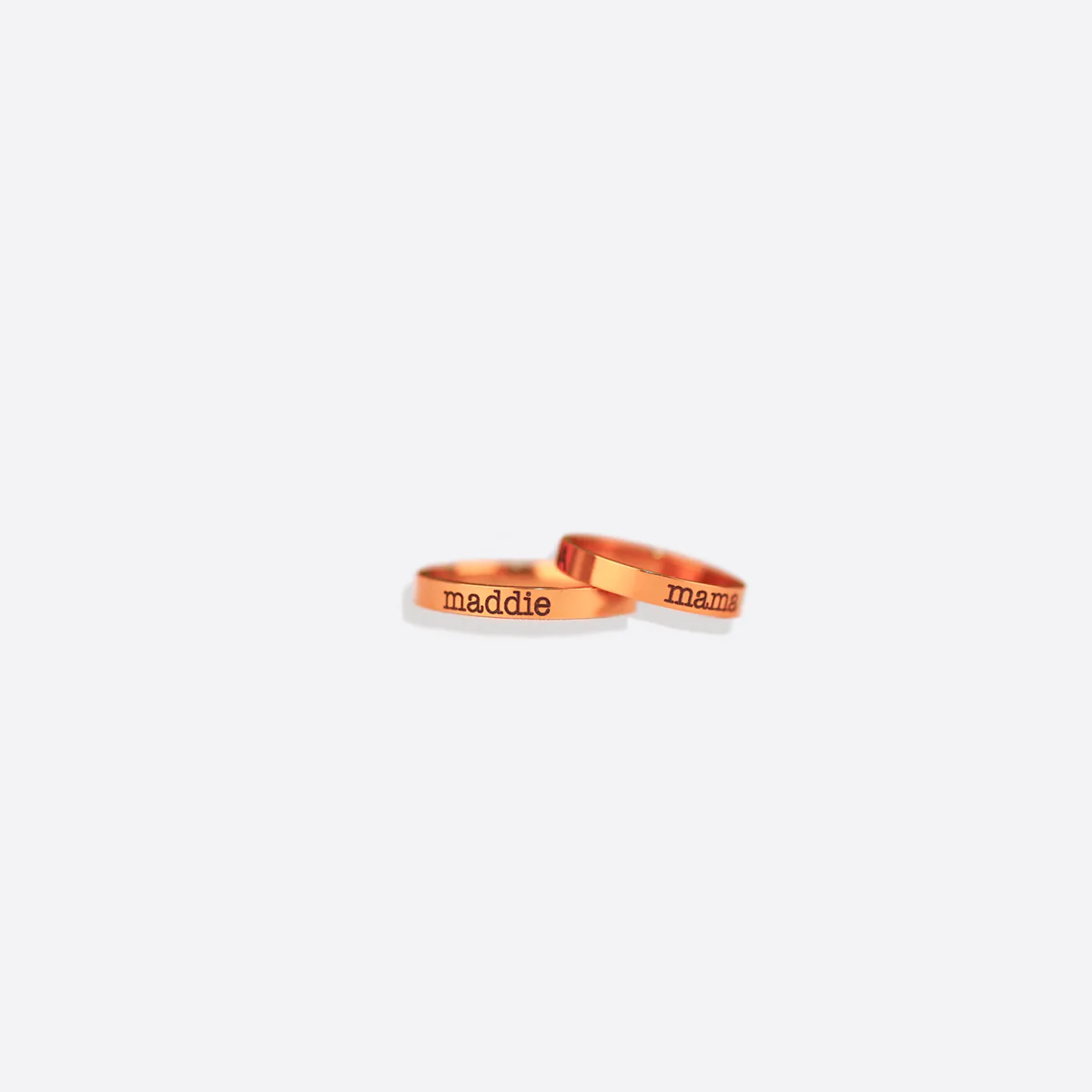 Engraved Stackable Name Ring | 3mm Band - Image 18