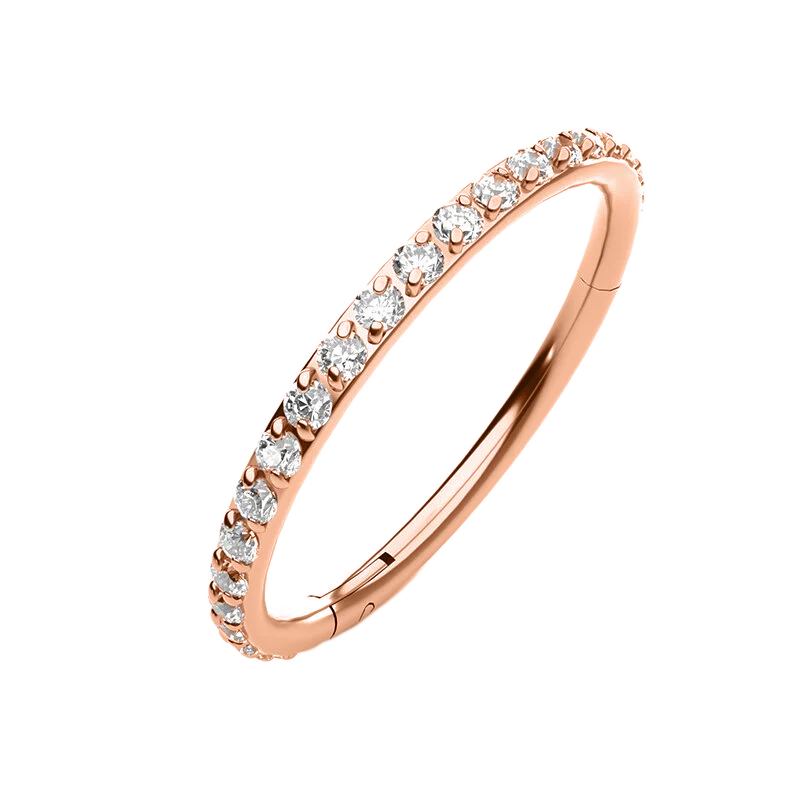 Eternity Crystal Cartilage Hoop Earrings | 16g - Image 15