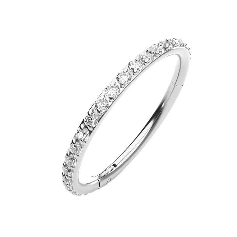 Eternity Crystal Cartilage Hoop Earrings | 16g - Image 16