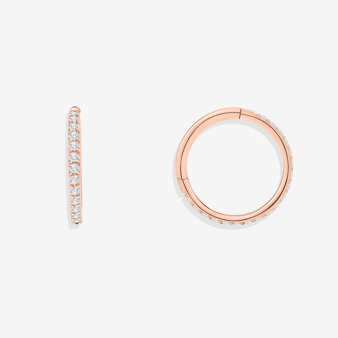 Eternity Crystal Cartilage Hoop Earrings | 16g - Image 28