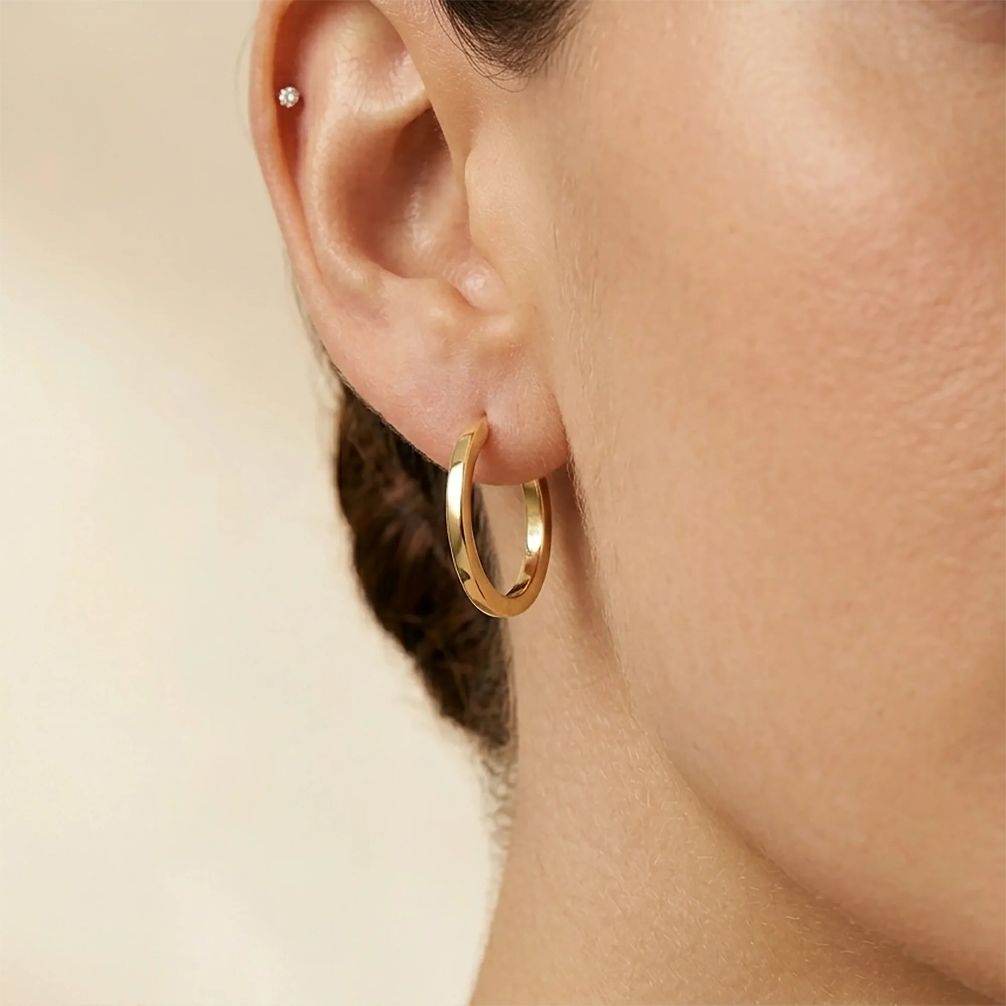 Everyday Hinging Hoop Earring - Image 5