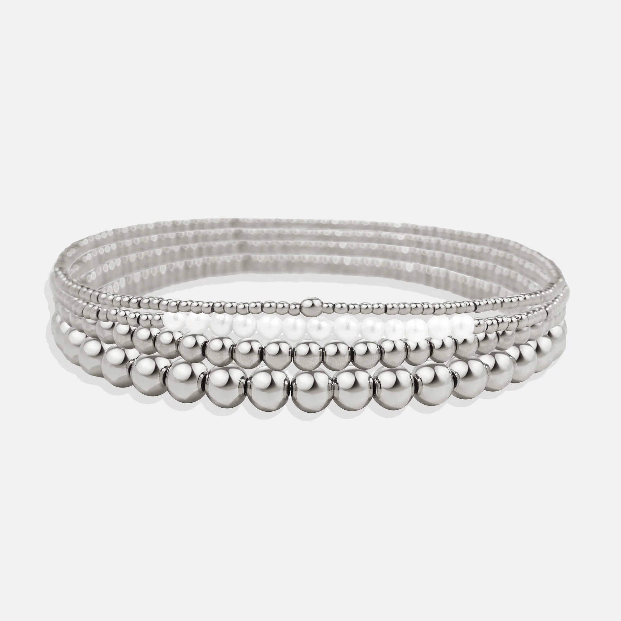 Everyday Pearl Bracelet Stacking Set - Image 9