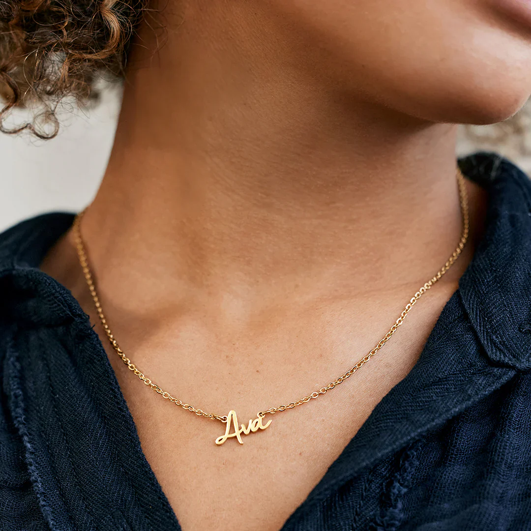 Fairy Name Necklace – Close Fit - Image 19