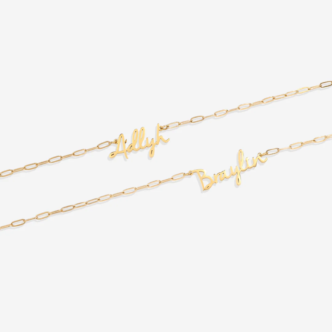 Fairy Name Necklace with Box Chain - Image 61
