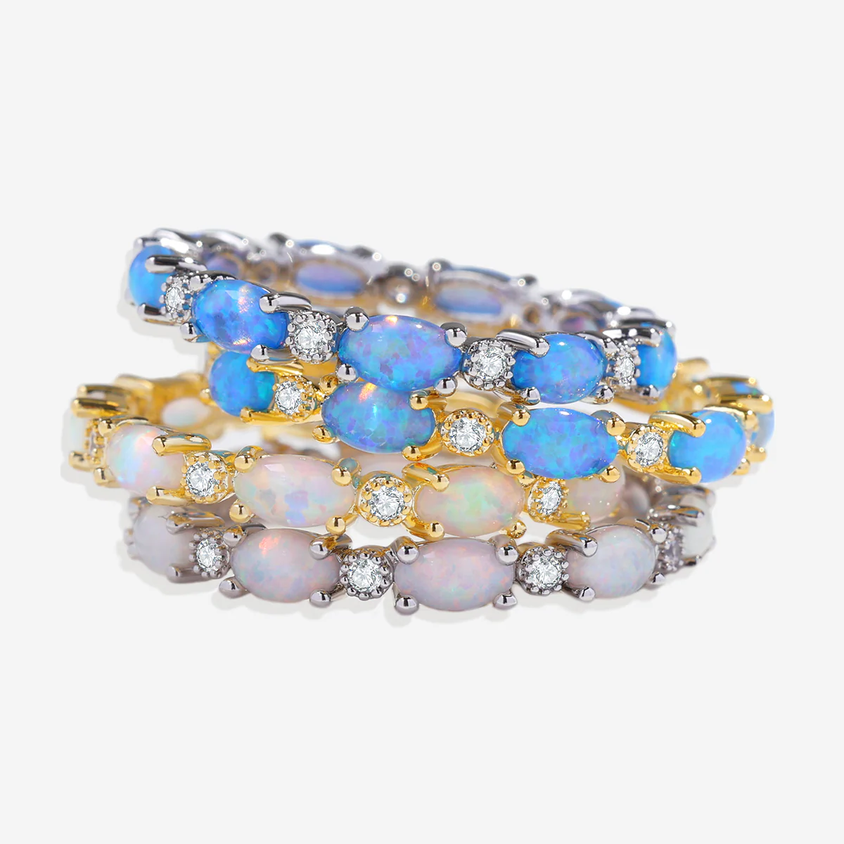 Eternity Fire Opal Ring - Image 46