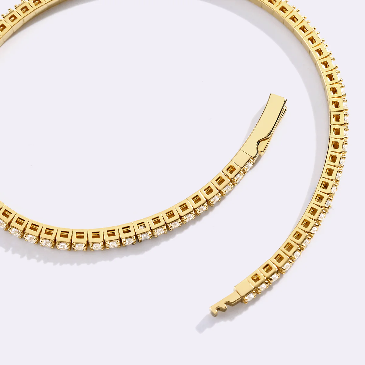 Flexible Diamond Tennis Bracelet - Image 10