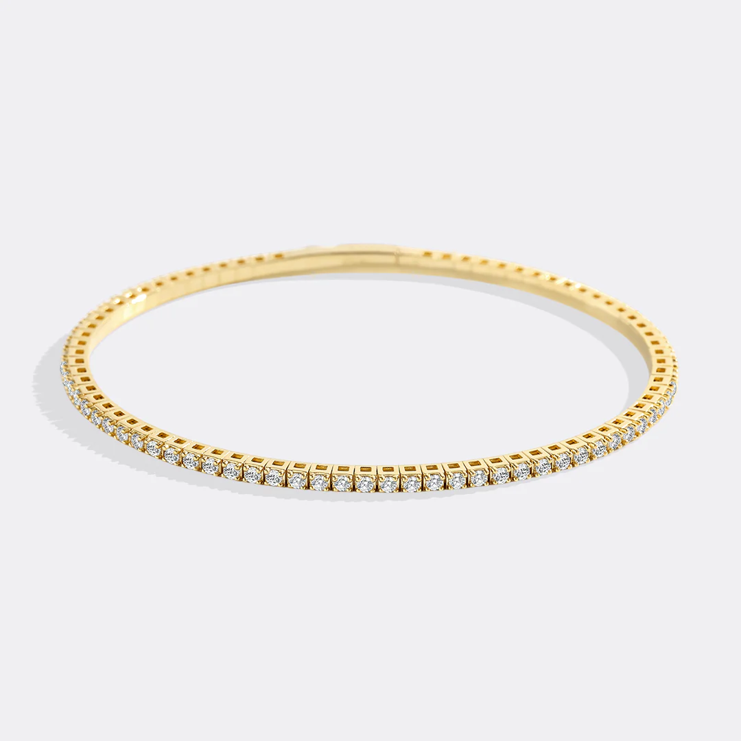 Flexible Diamond Tennis Bracelet - Image 3