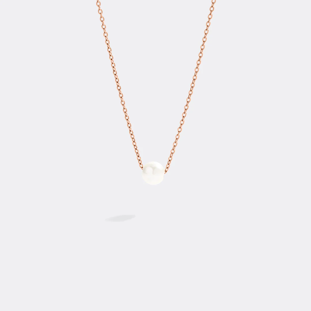 Floating Pearl Necklace - Image 7