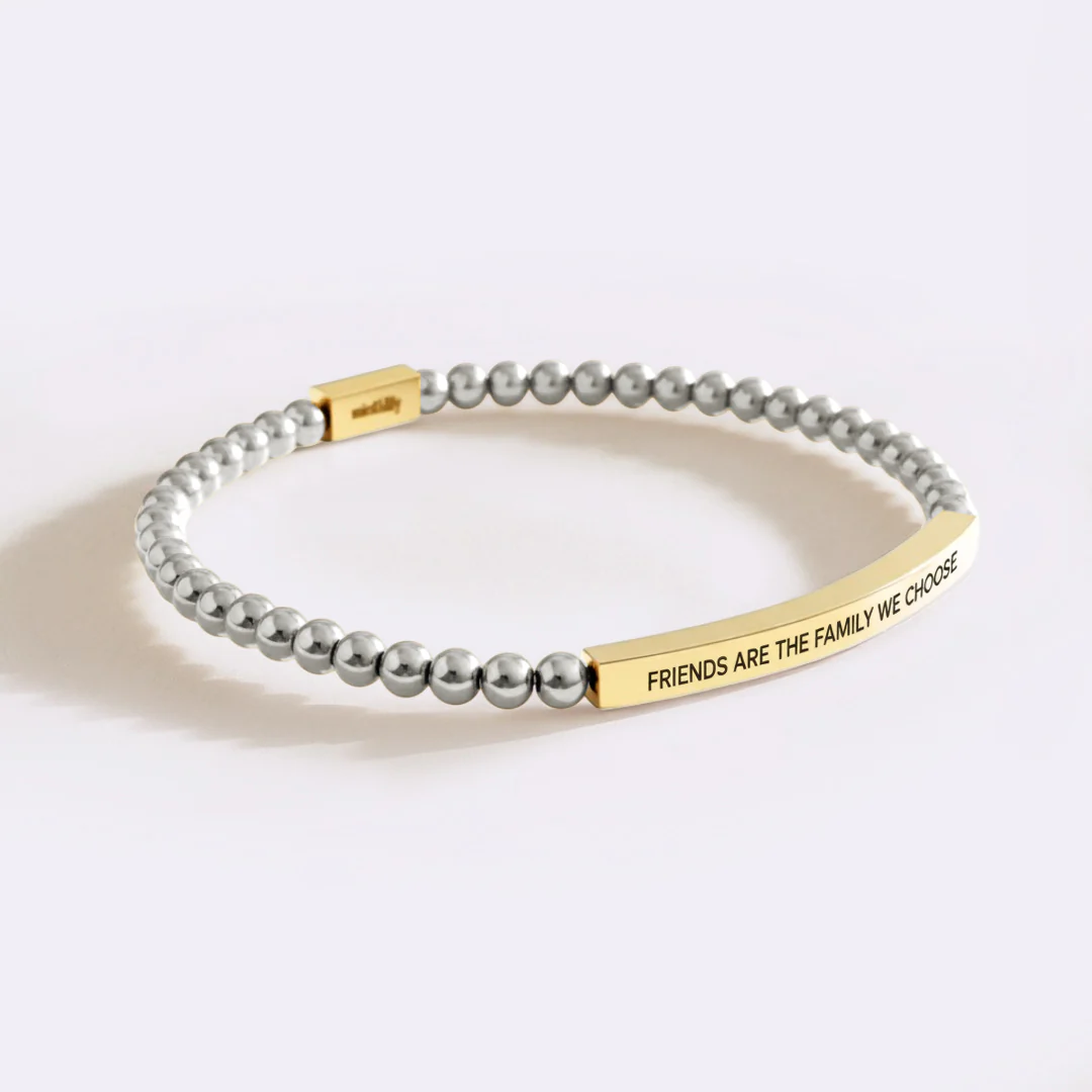 Friends Are The Family We Choose Beaded Inspire Bracelet - Image 10