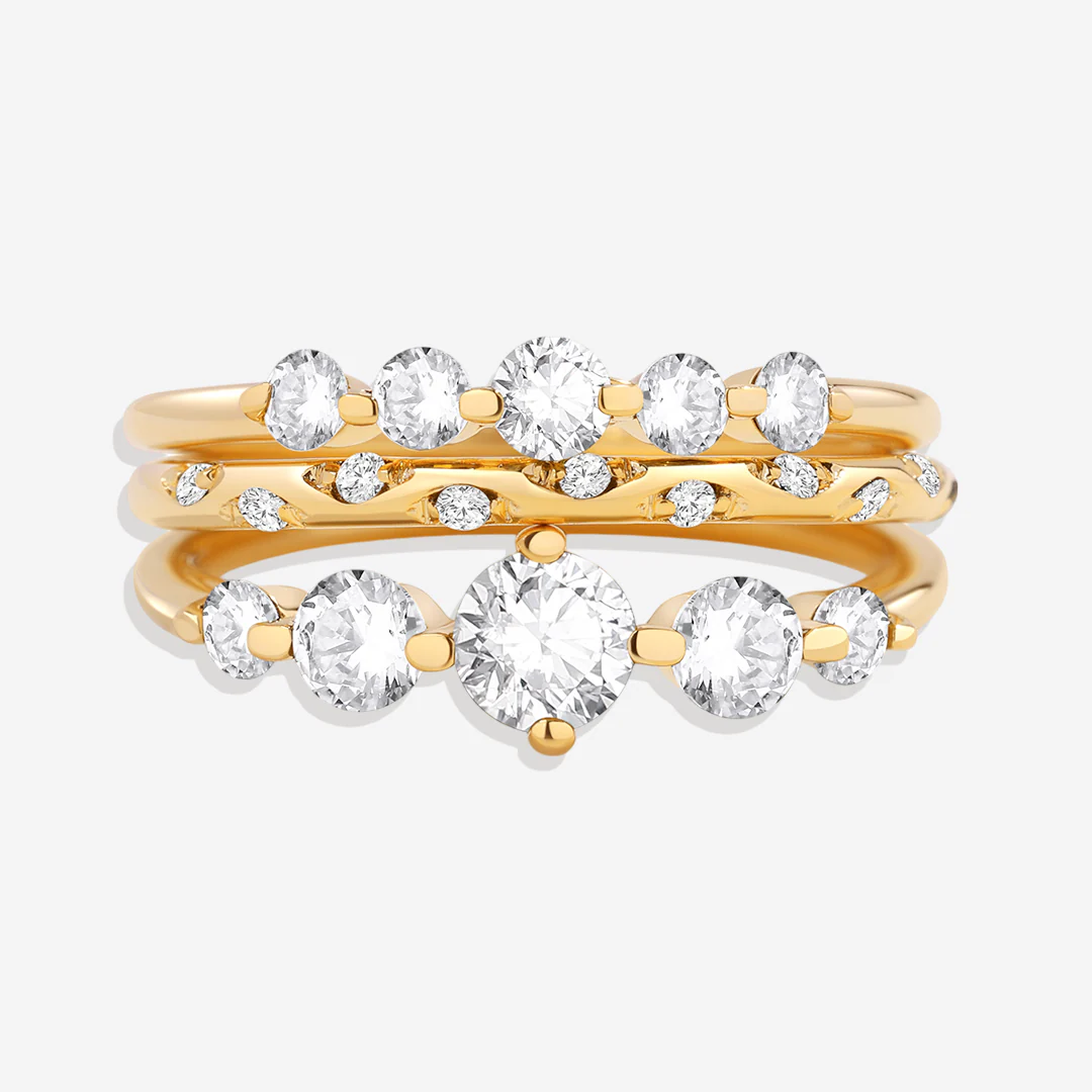 Birthstone Stacking Ring Set - Image 12