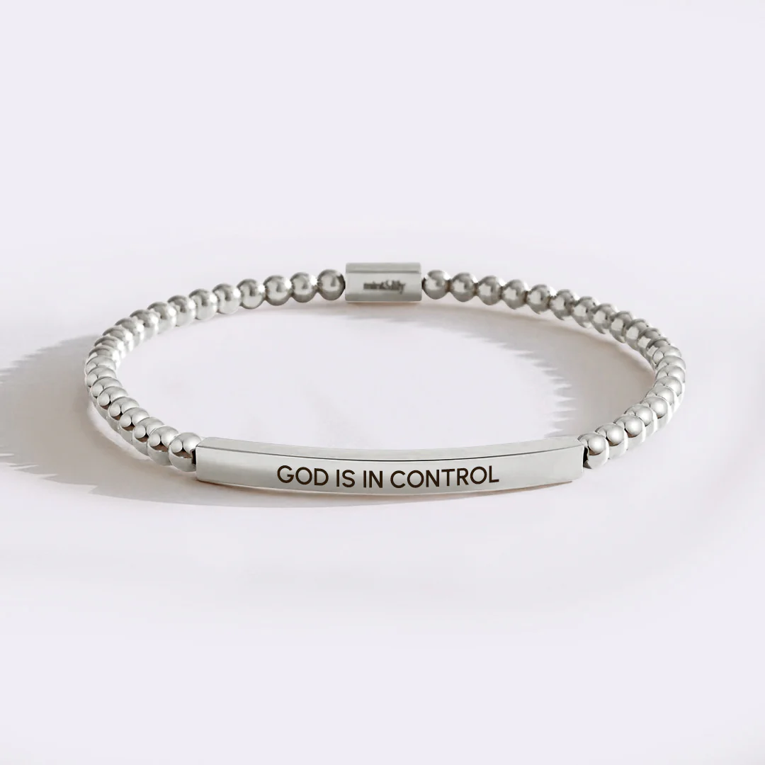 God Is In Control Beaded Inspire Bracelet - Image 11