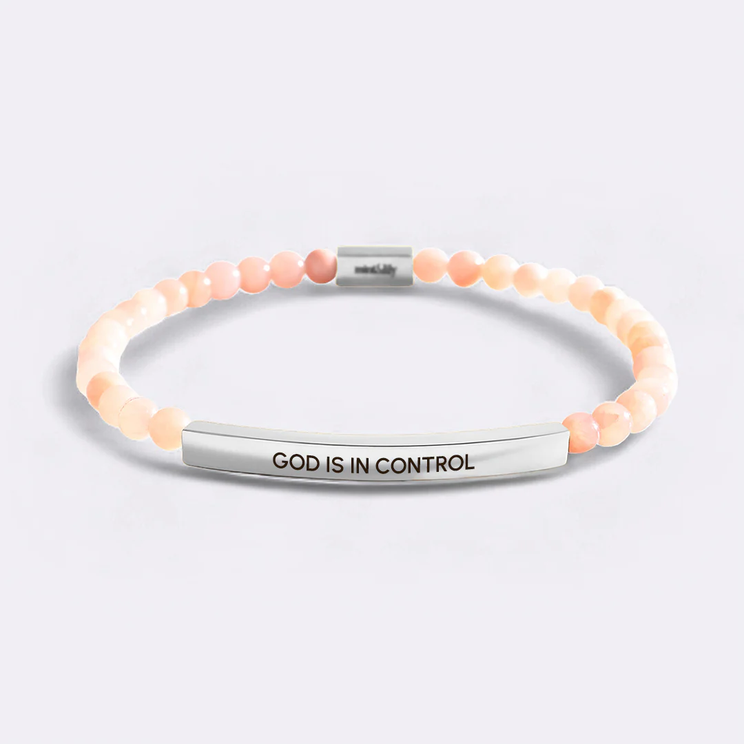 God Is In Control Beaded Inspire Bracelet - Image 7