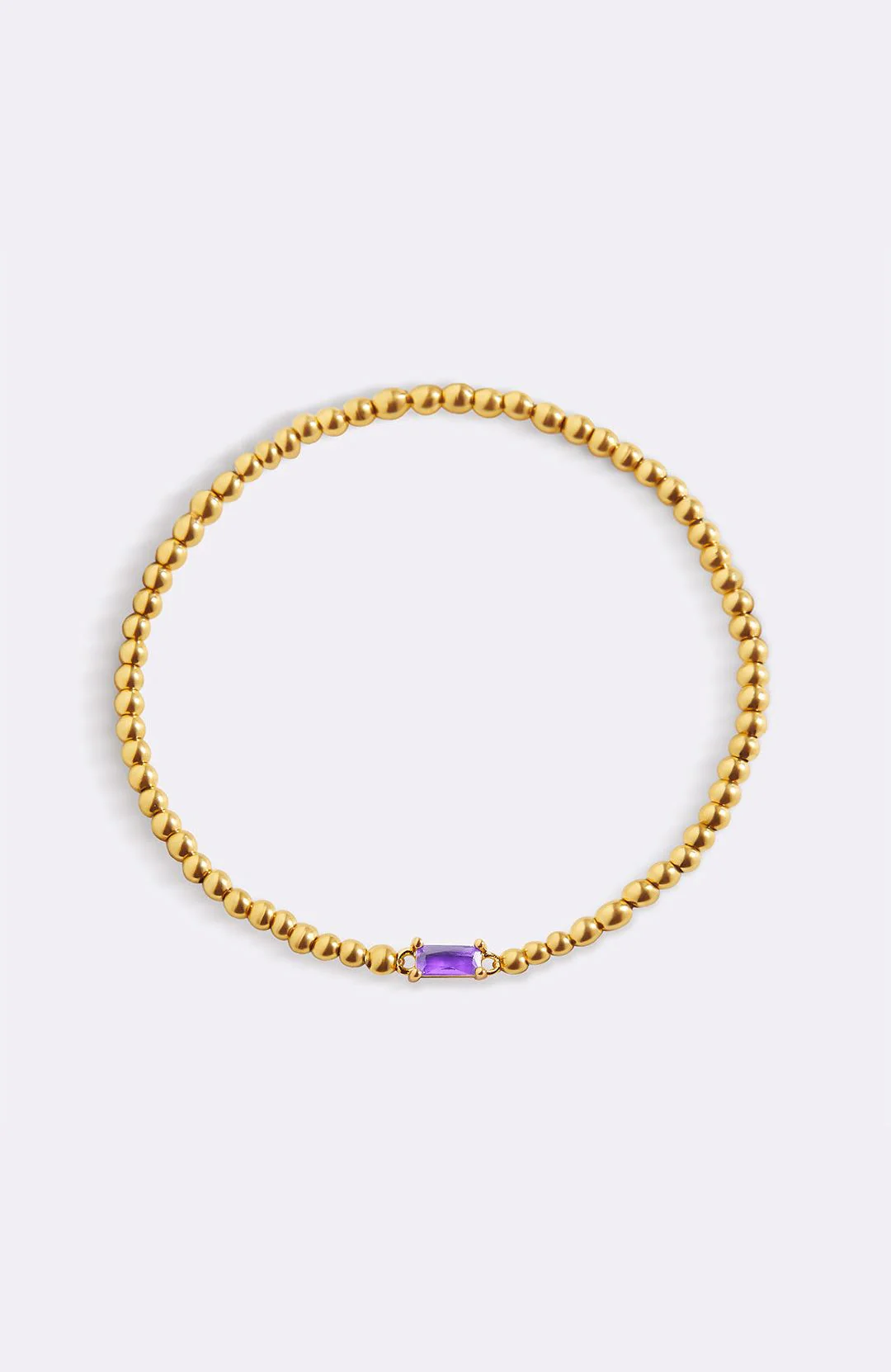 Gold Beaded Birthstone Bracelet - Image 109
