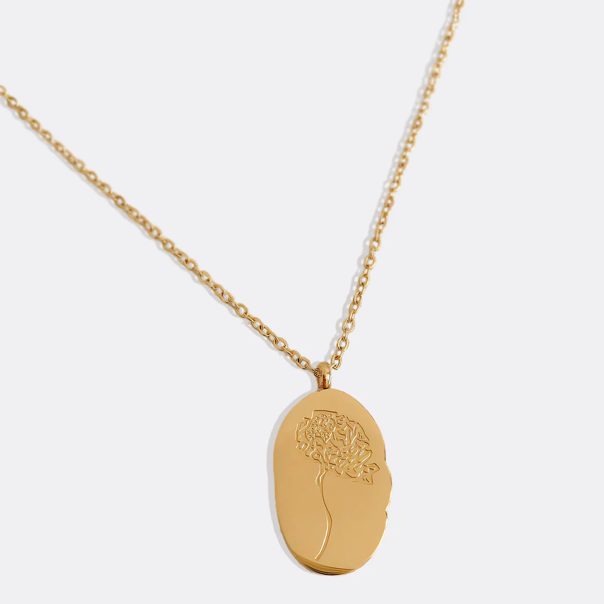 Gold Birth Flower Pendant Necklace - Image 51