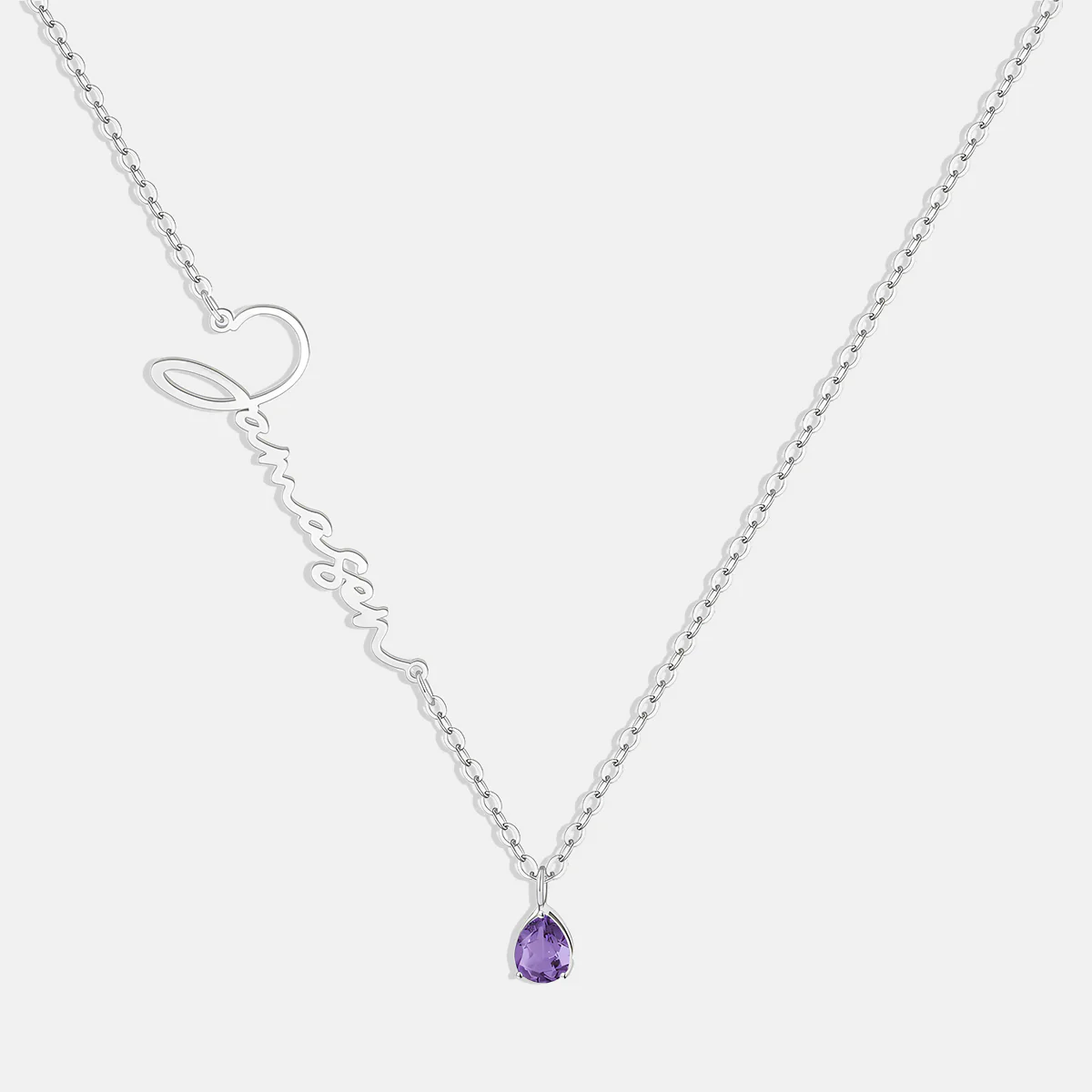 Handmade Birthstone Name Necklace - Image 105