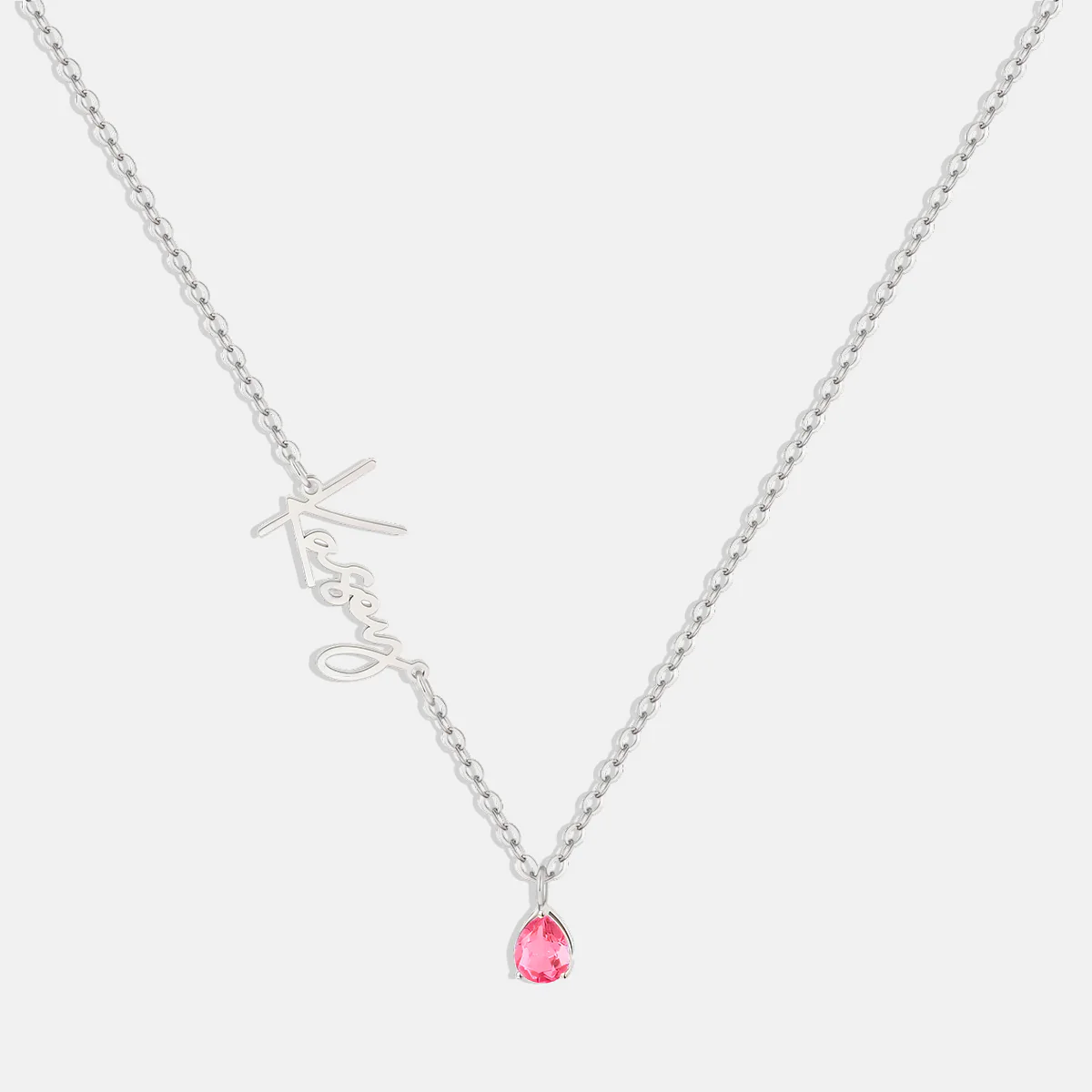 Handmade Birthstone Name Necklace - Image 107