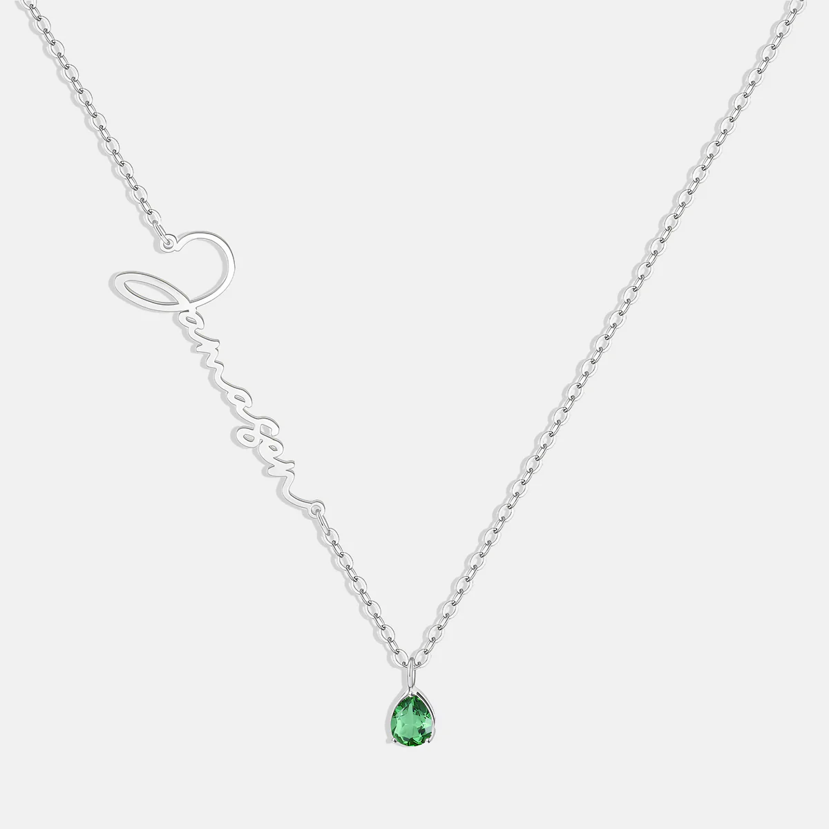 Handmade Birthstone Name Necklace - Image 109