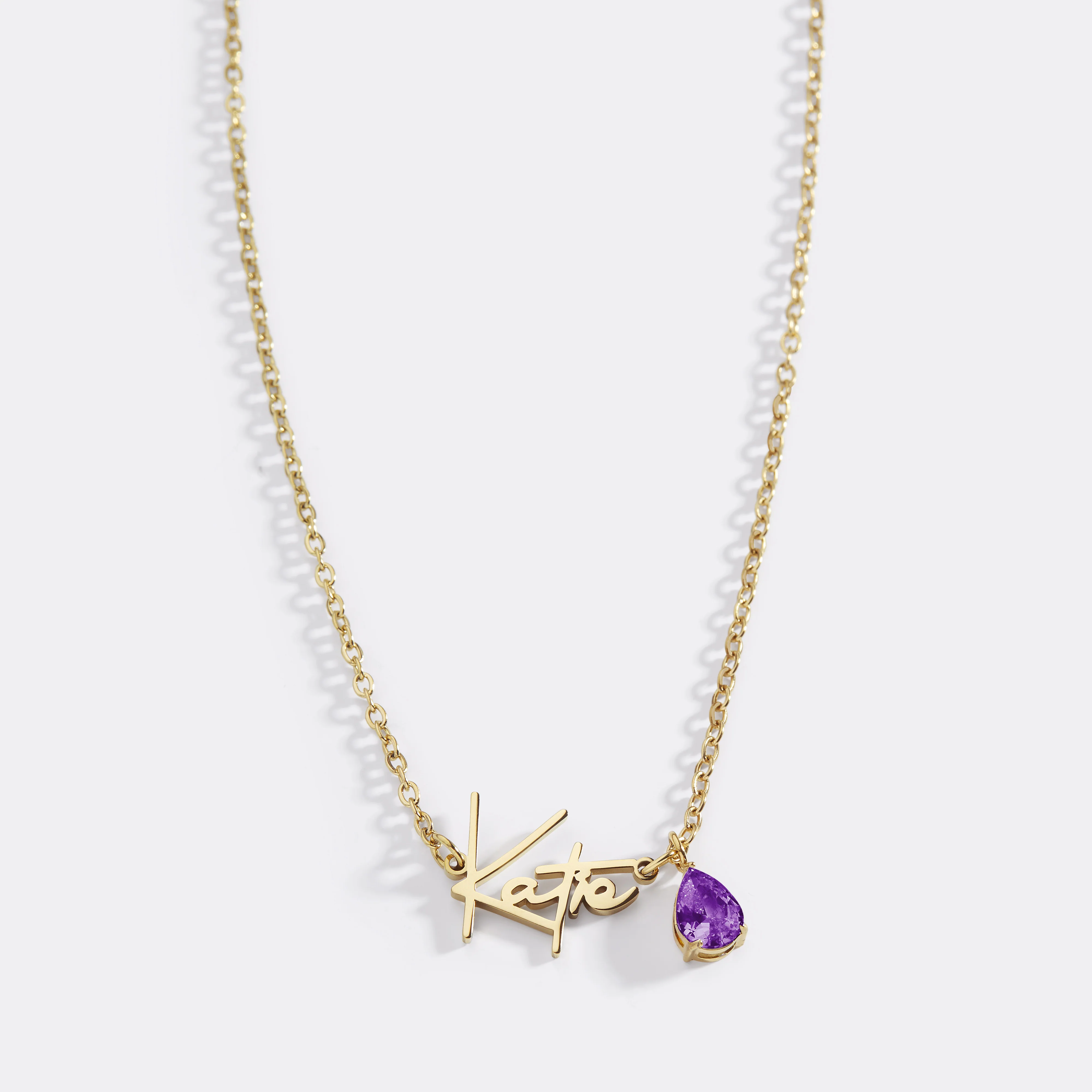 Handmade Birthstone Name Necklace - Image 123