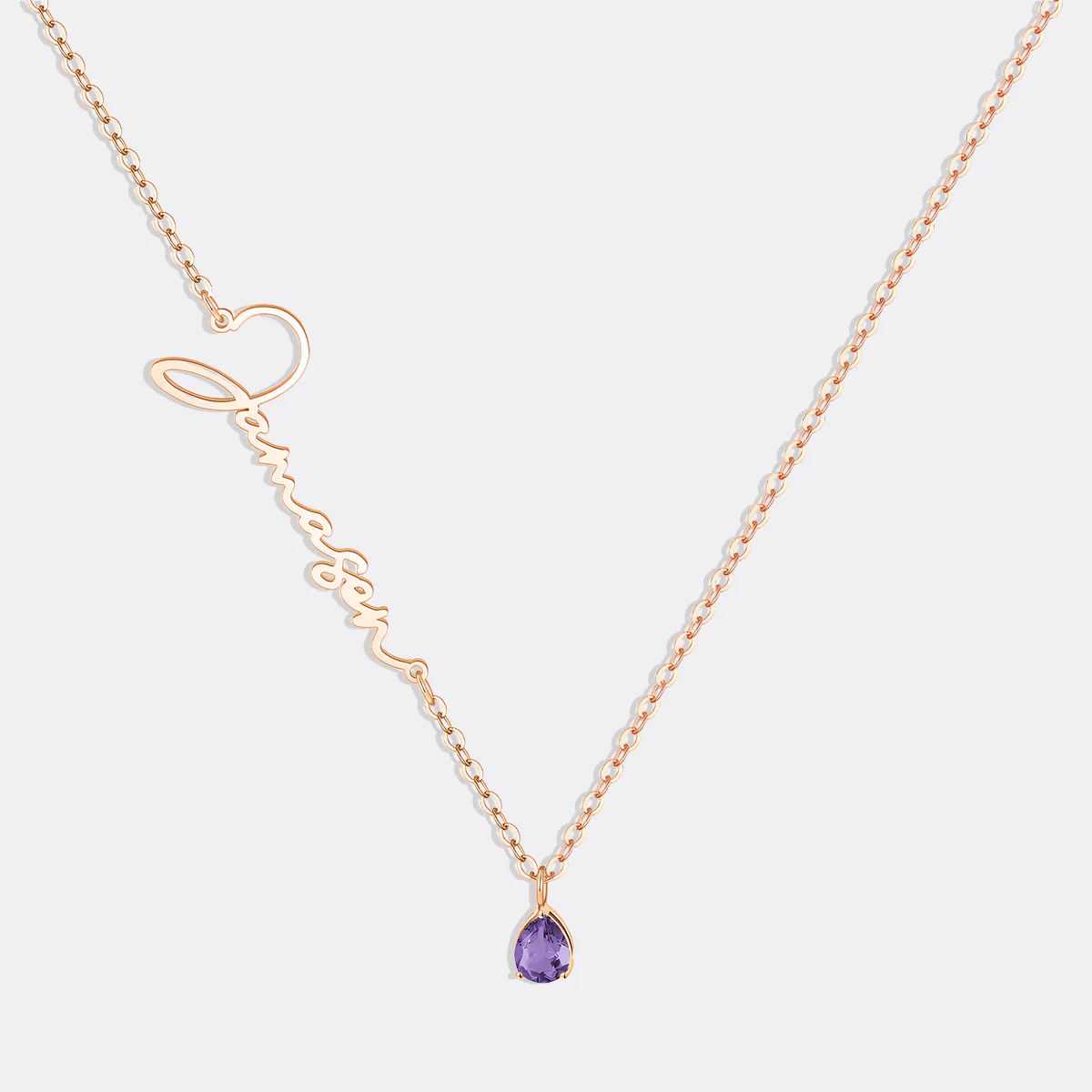 Handmade Birthstone Name Necklace - Image 92