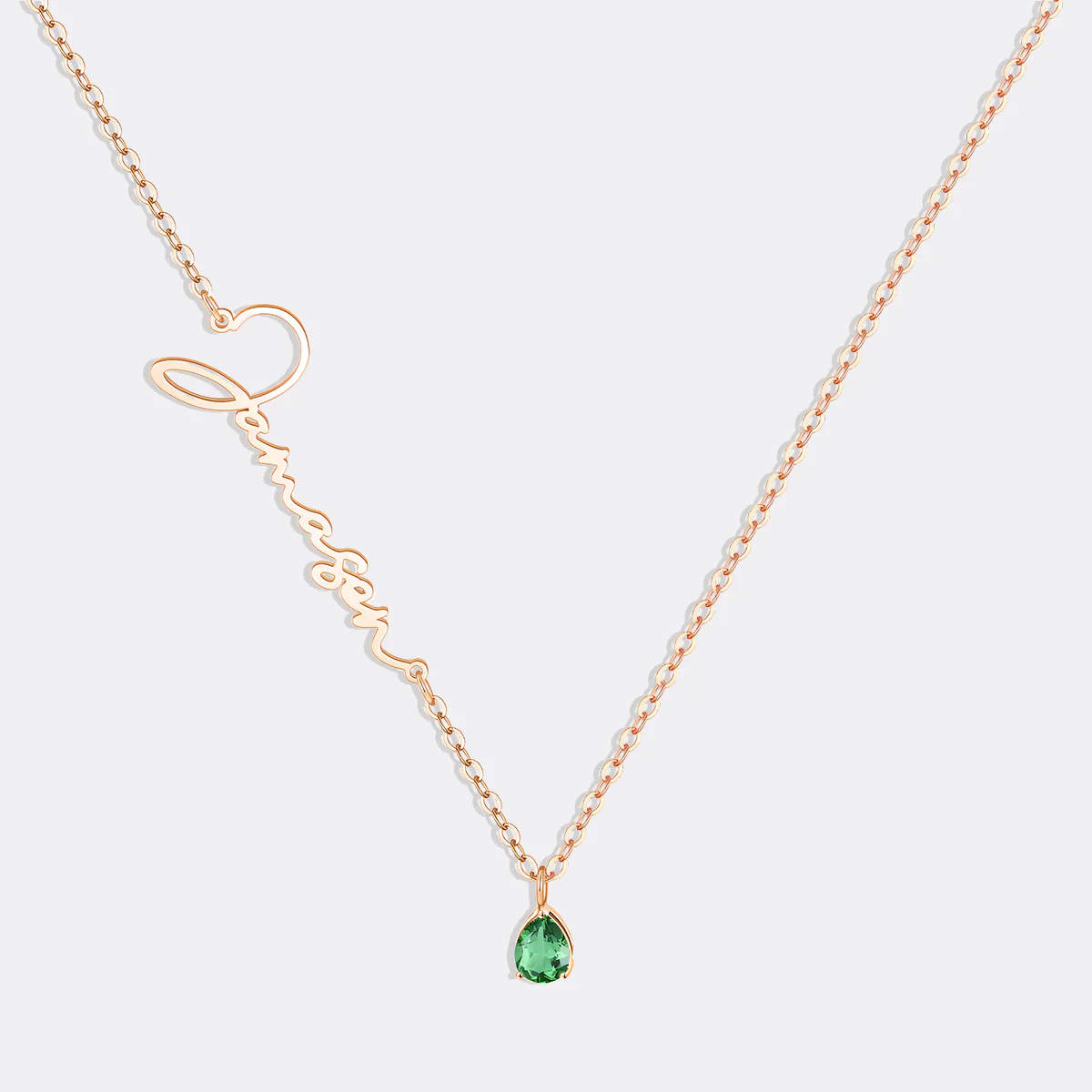 Handmade Birthstone Name Necklace - Image 98