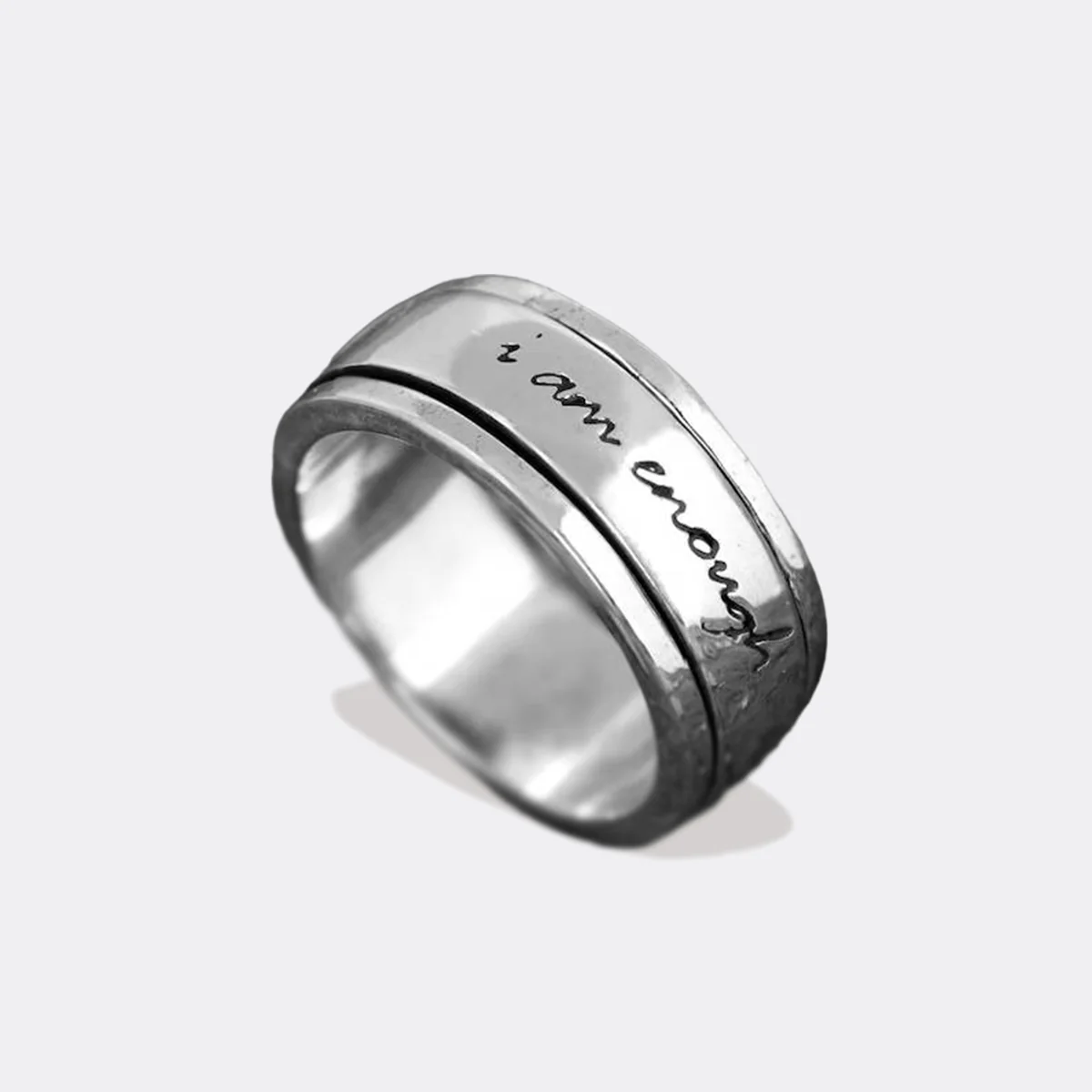 I am Enough Spinning Fidget Ring - Image 8