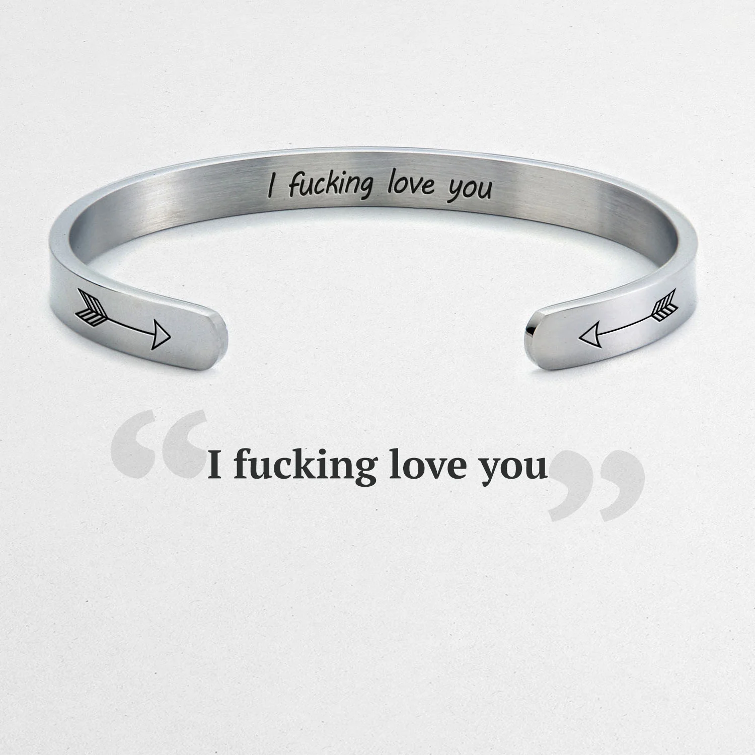I Love Fucking You I Mean I Fucking Love you Cuff Bracelet - Image 20