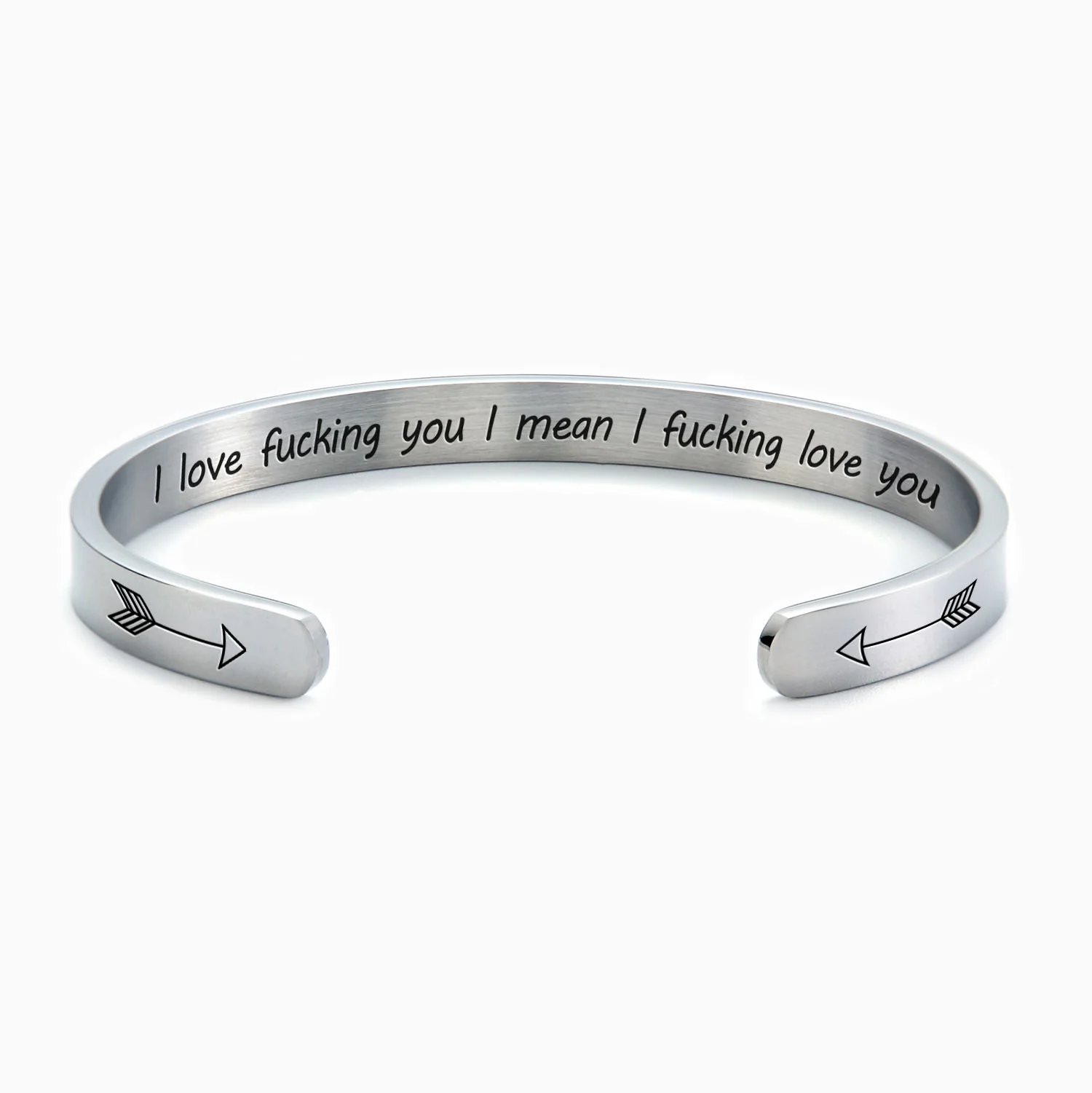 I Love Fucking You I Mean I Fucking Love you Cuff Bracelet - Image 6