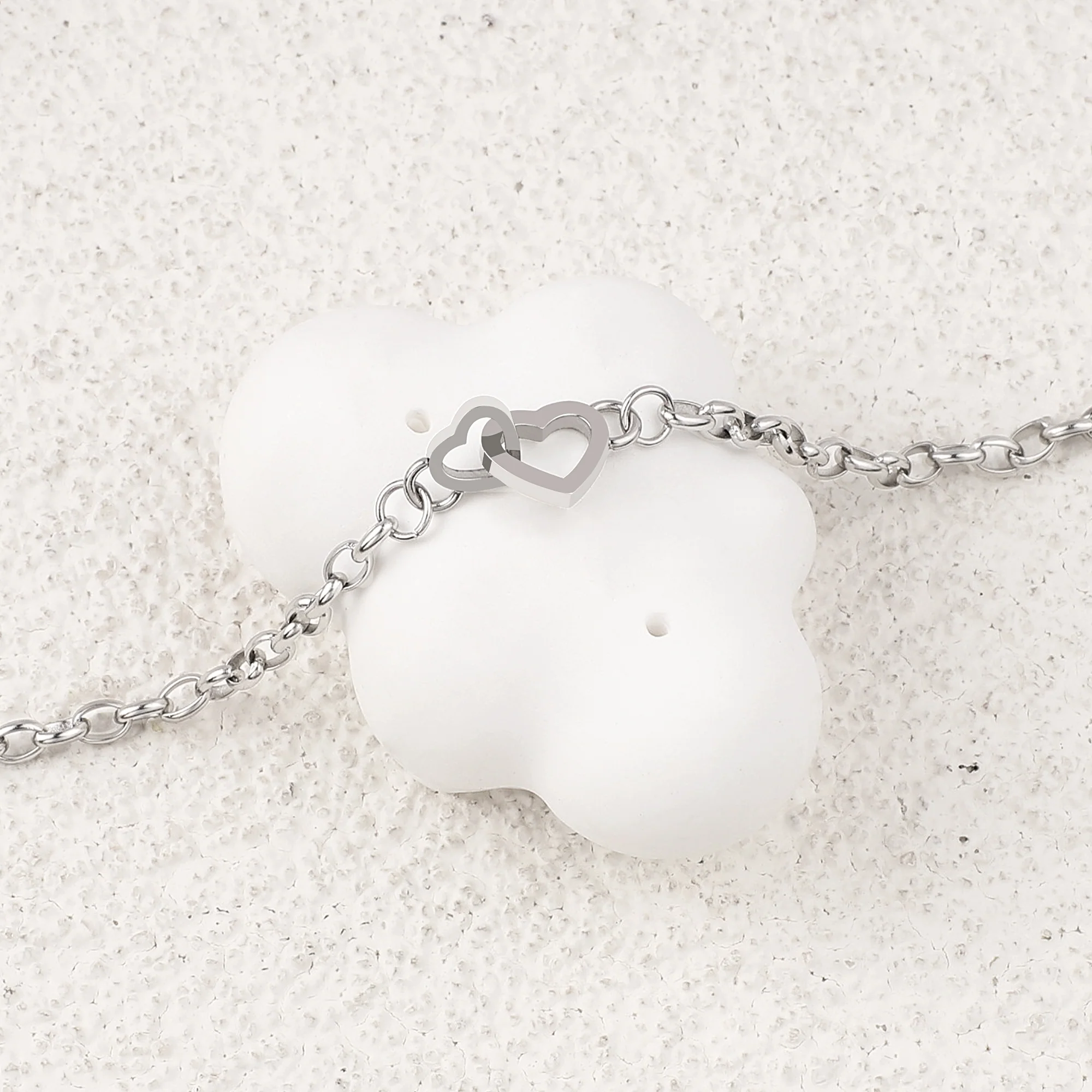 Interlocking Mini Heart Bracelet - Image 10