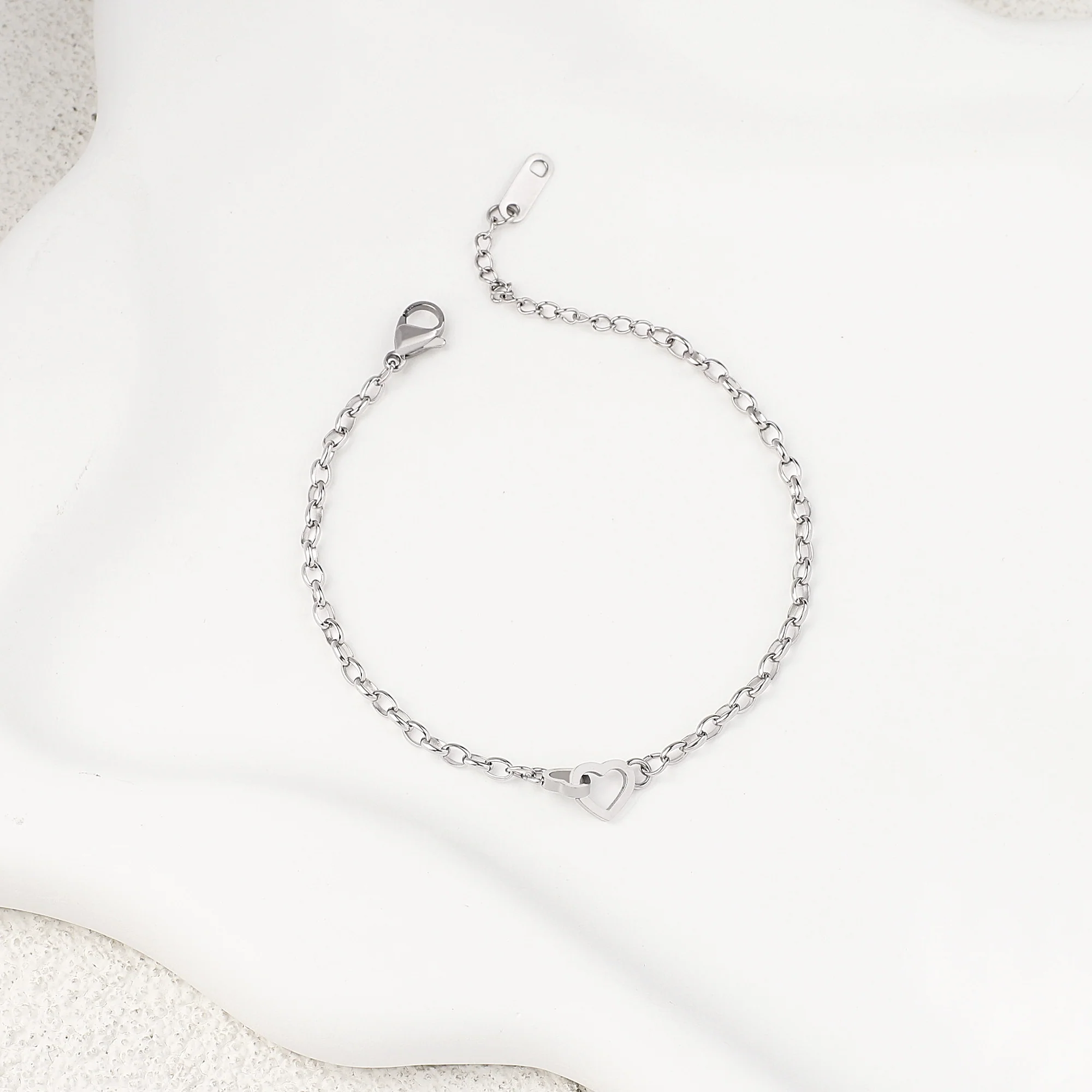 Interlocking Mini Heart Bracelet - Image 13
