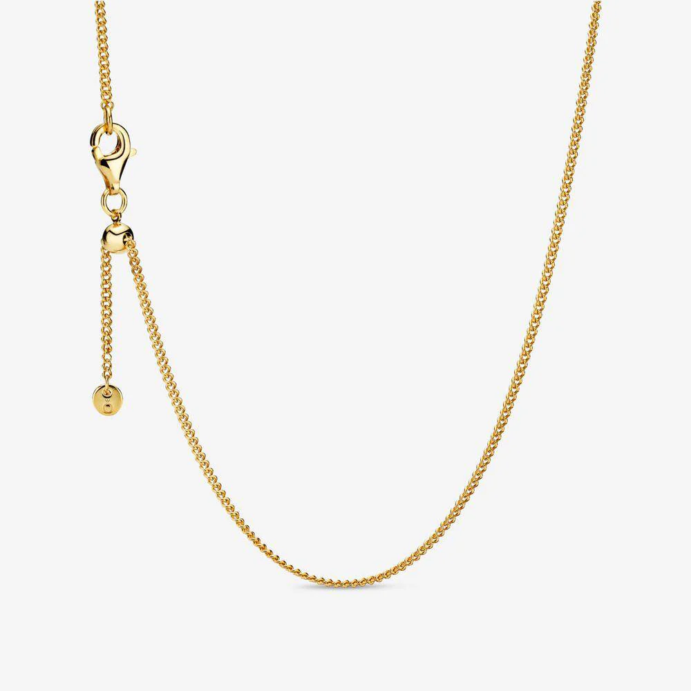 Italian Milano Sterling Silver Adjustable Chain Necklace - Image 34