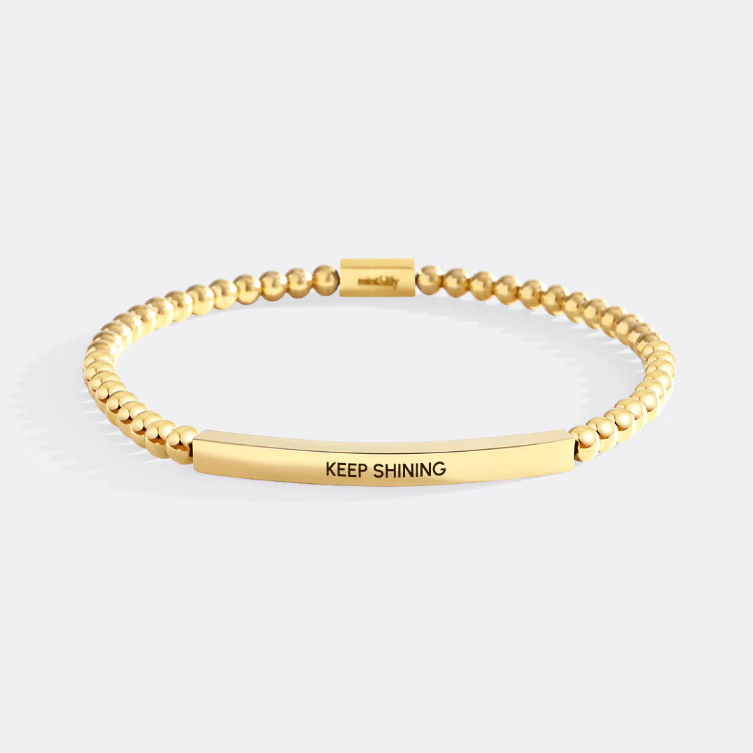 Keep Shining Beaded Inspire Bracelet - Image 5