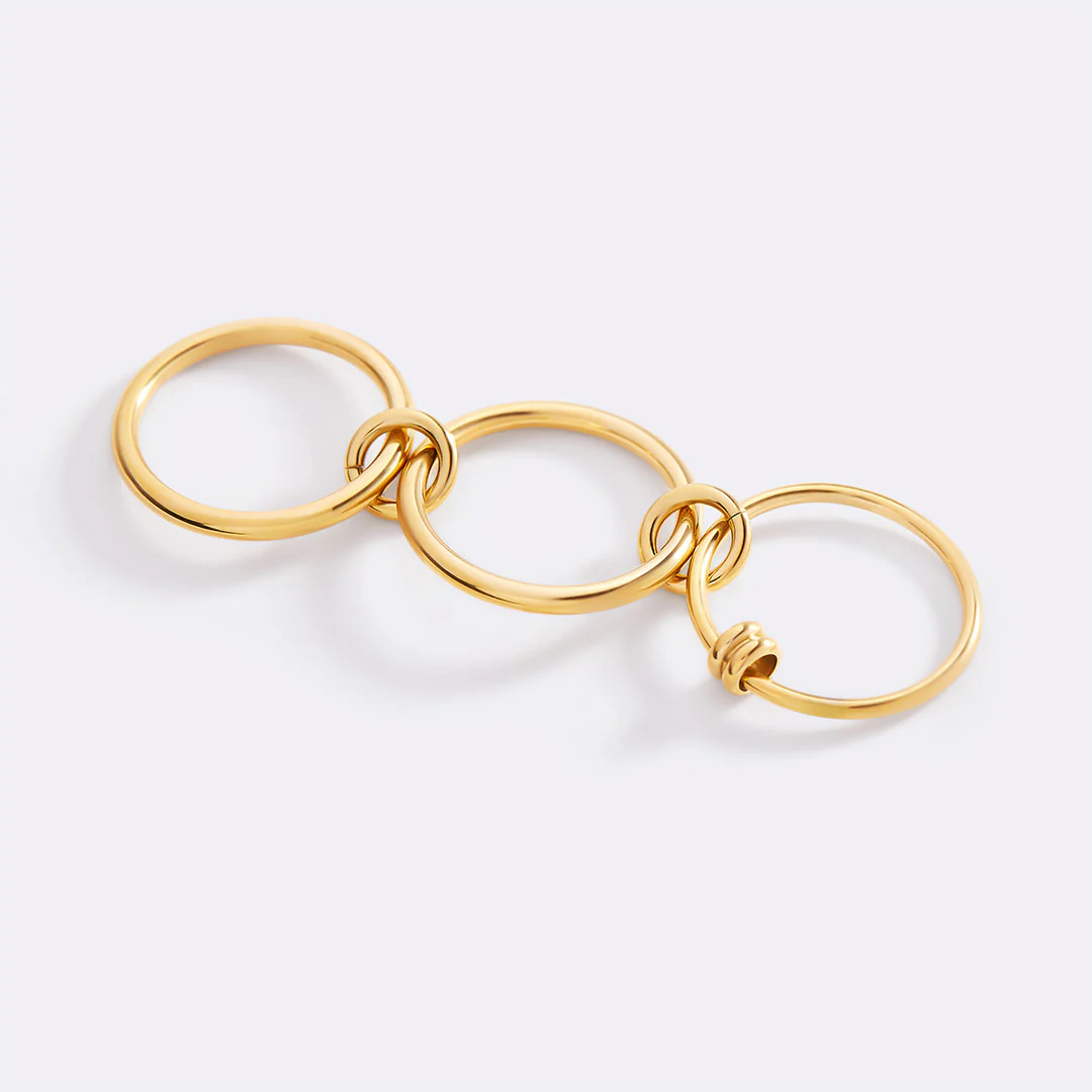 Linked Statement Fidget Rings - Image 7