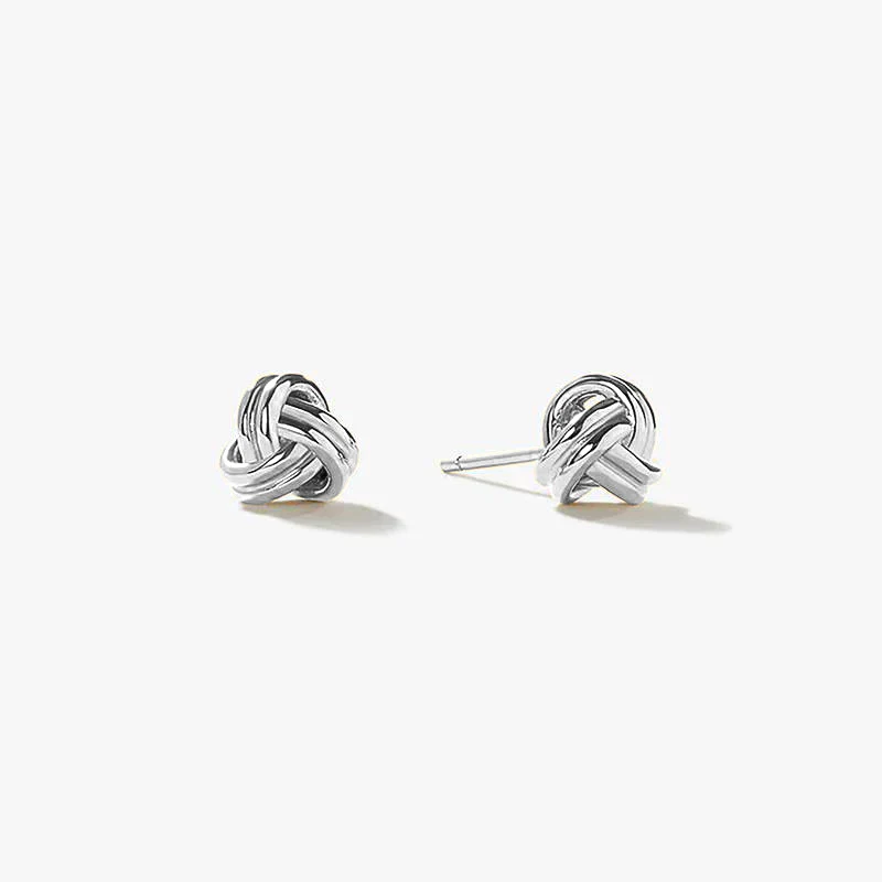 Love Knot Stud Earrings - Image 9