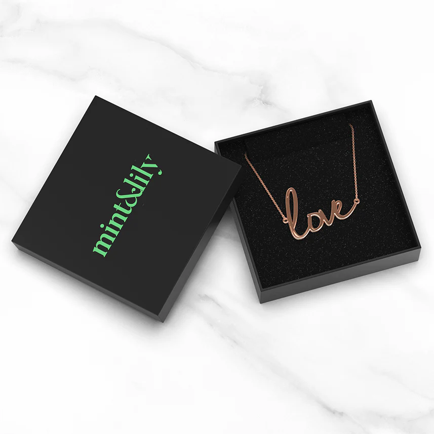 Love Script Necklace - Image 8