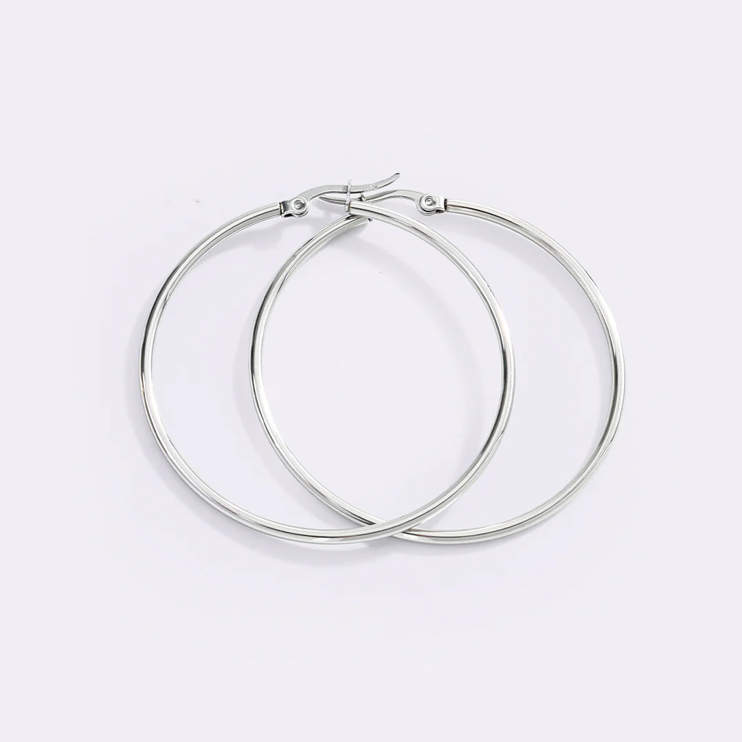 Lynette Large Hoop Earrings - Image 19