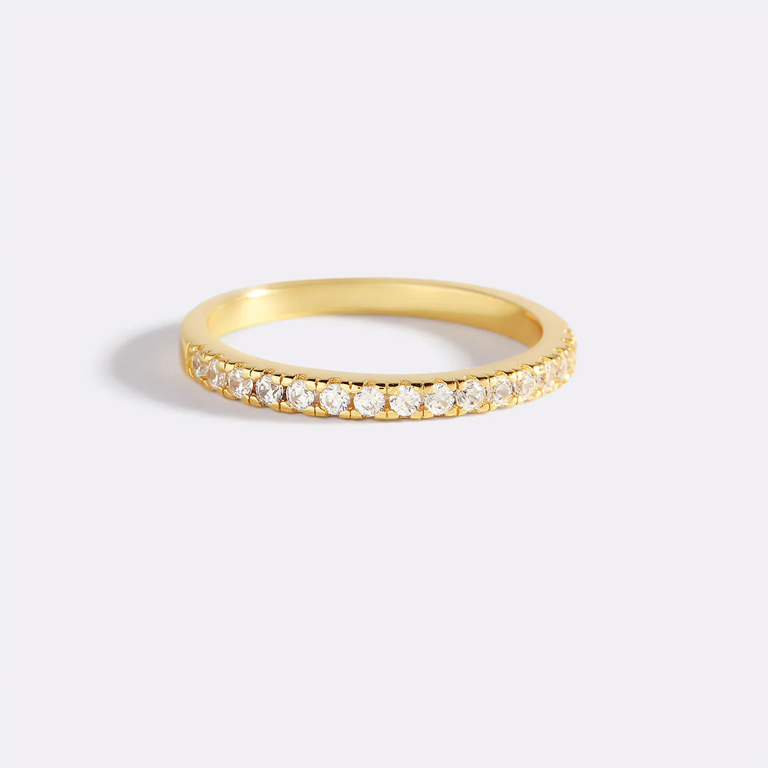 Micro Pavé Eternity Stacking Ring - Image 13