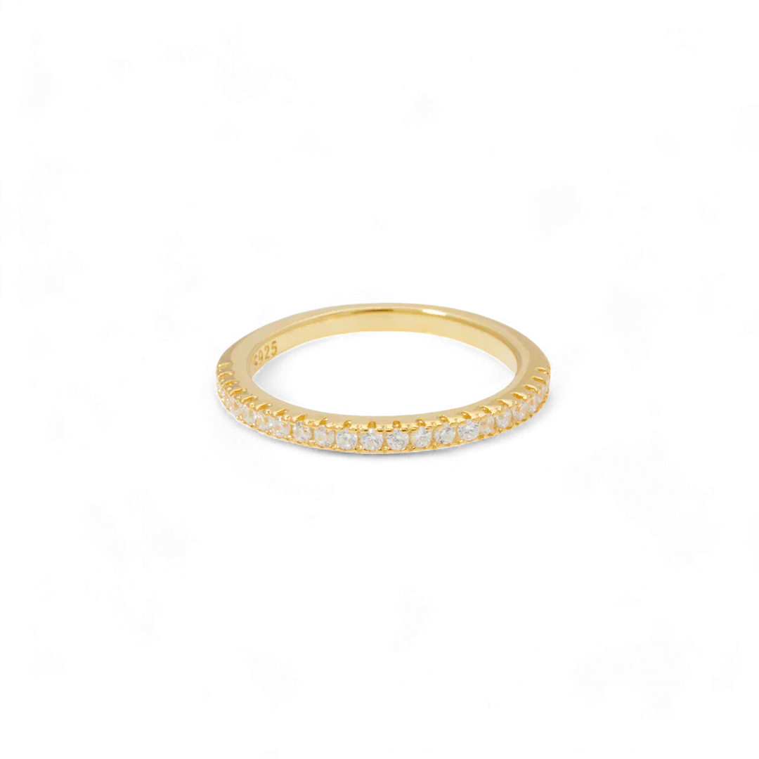 Micro Pavé Eternity Stacking Ring - Image 5