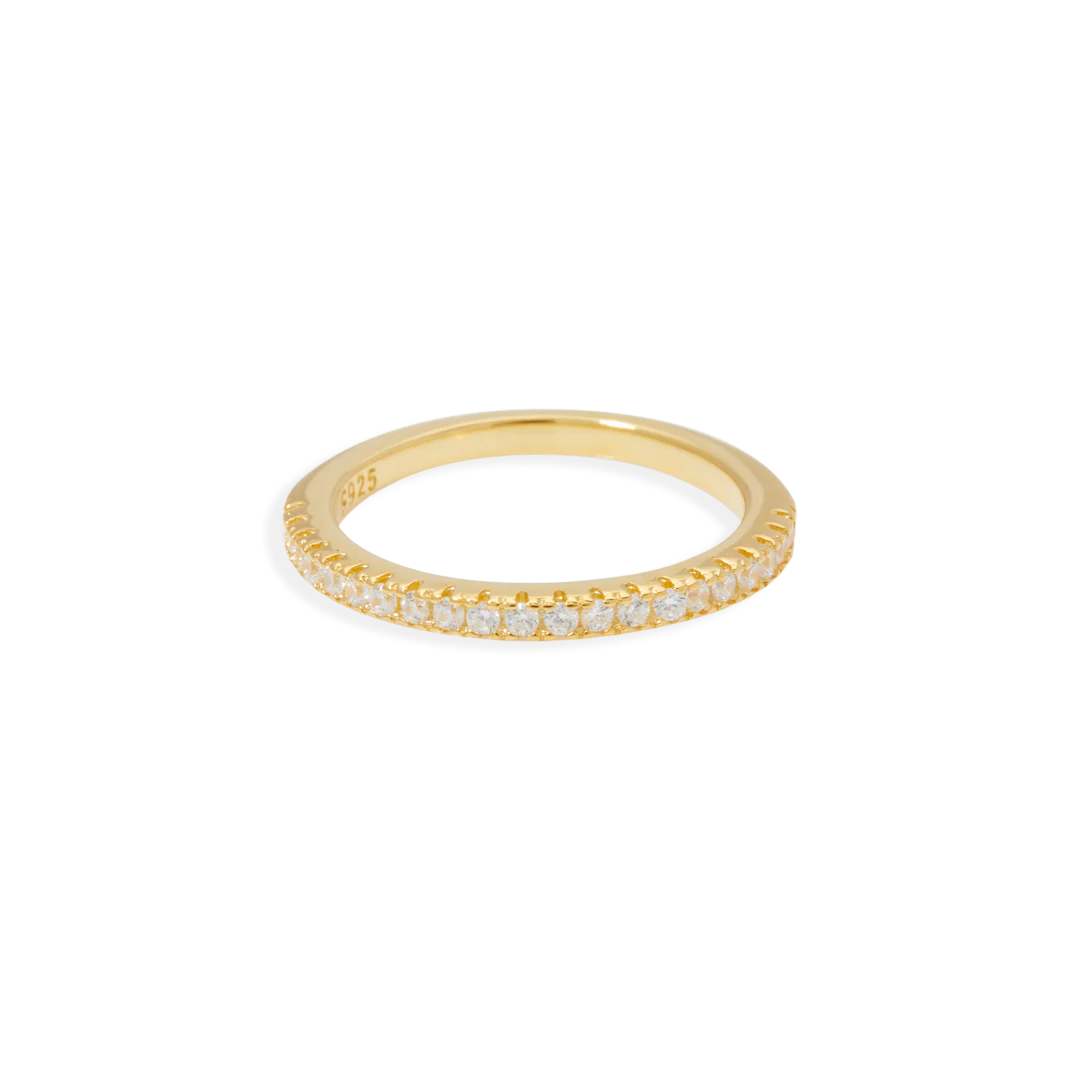 Micro Pavé Eternity Stacking Ring - Image 6
