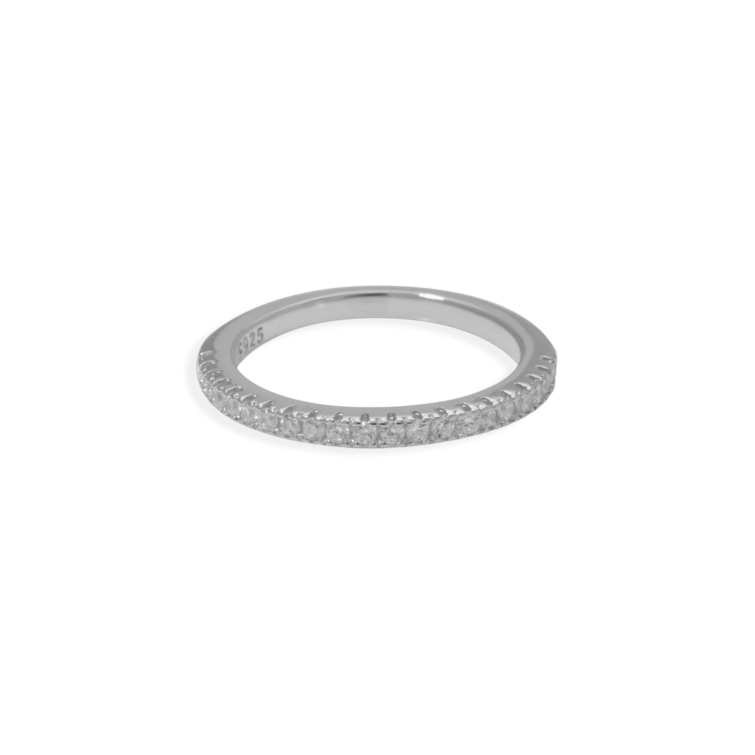 Micro Pavé Eternity Stacking Ring - Image 8