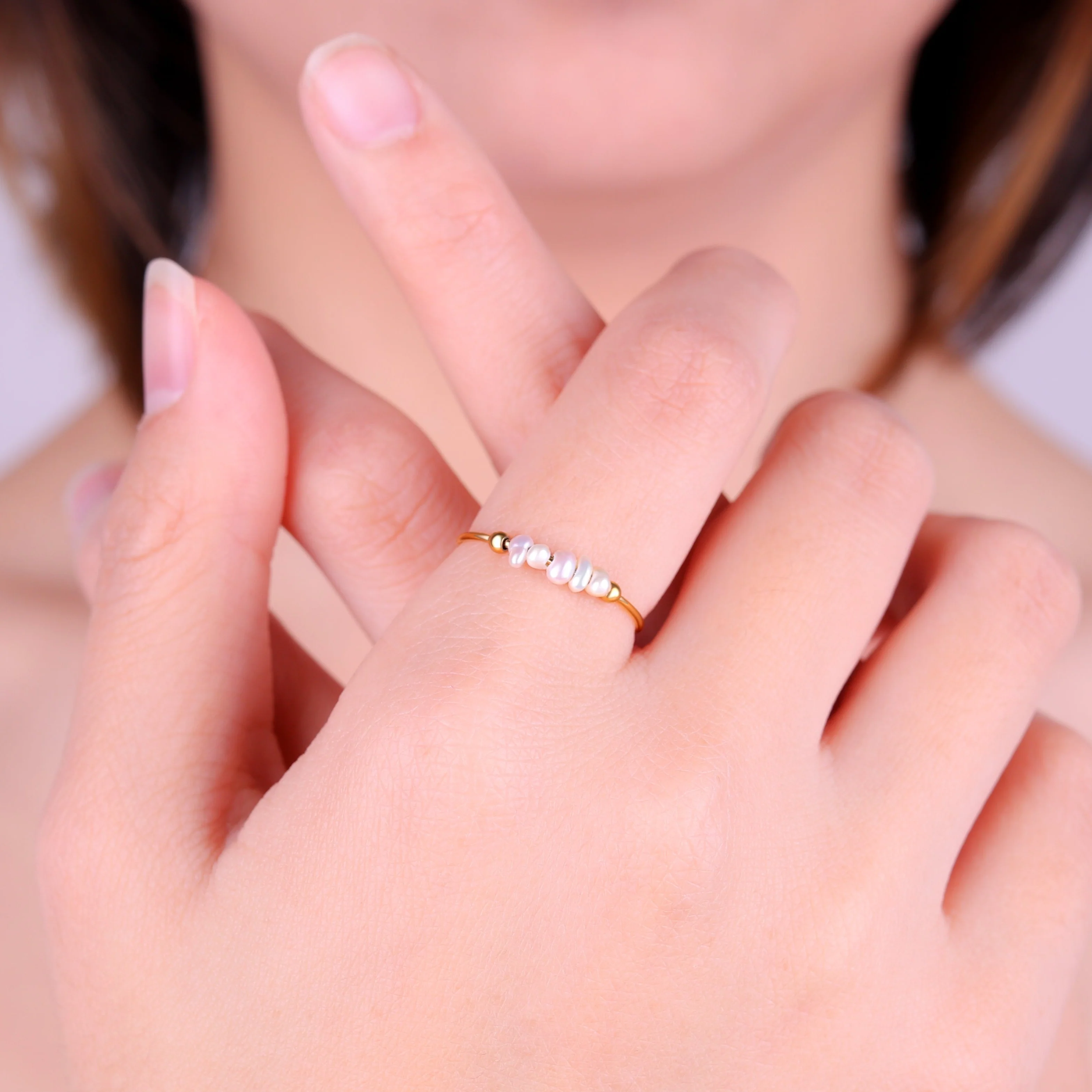 Mini Pearl Ring - Image 16